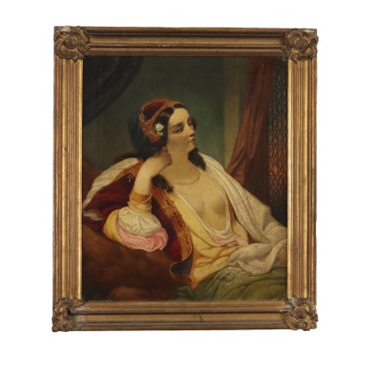Dipinto Ritratto di Donna Orientale