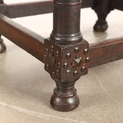 Tavolino Barocco Emiliano in Noce