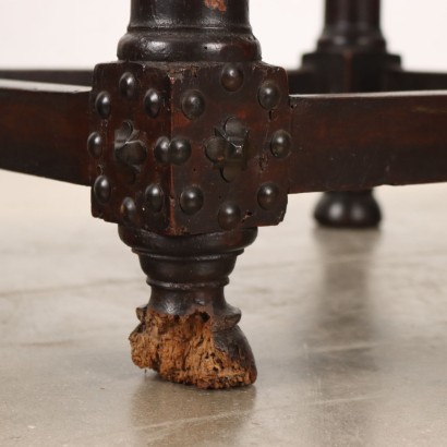 Tavolino Barocco Emiliano in Noce