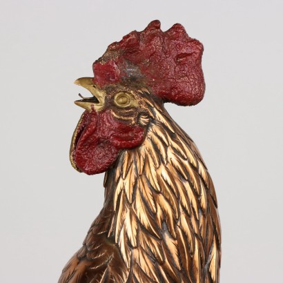 Gallo Scultura in Metallo