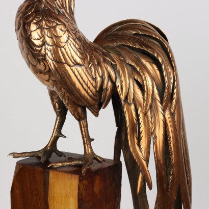 Gallo Scultura in Metallo