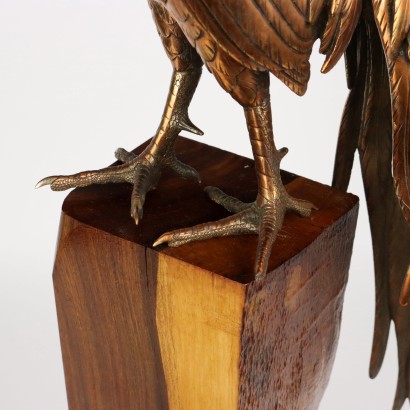 Gallo Scultura in Metallo