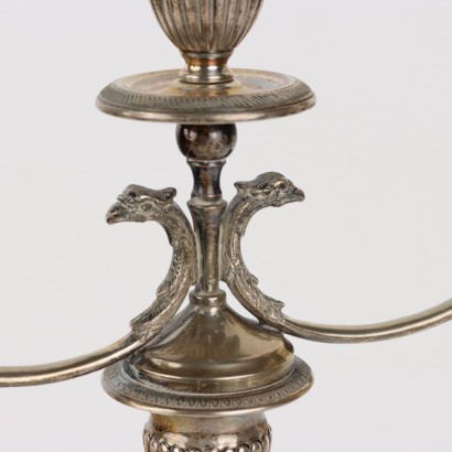 Candelabro in Argento Bausi Bruno Firenz