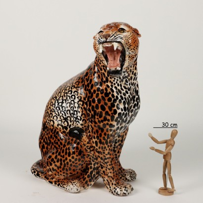 Leopardo in Ceramica