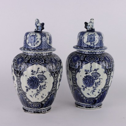 Coppia di Vasi Delft