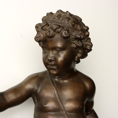 Par de putti de bronce