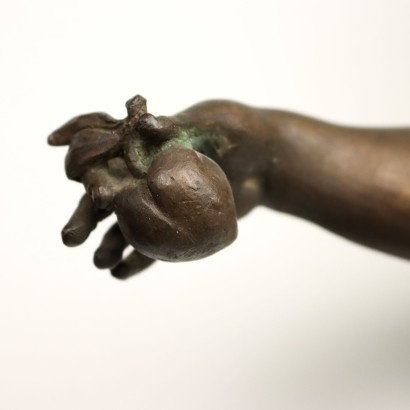 Par de putti de bronce