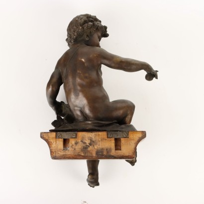 Par de putti de bronce