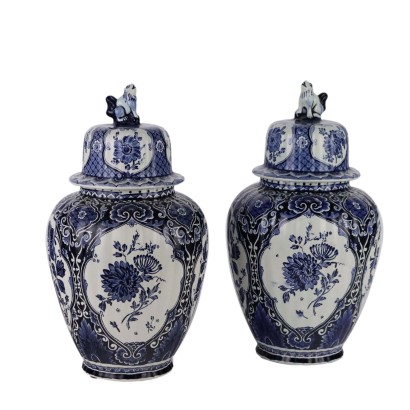 Coppia di Vasi Delft