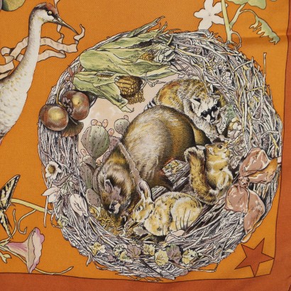 Hermes Foulard Faune et Flores du Texa