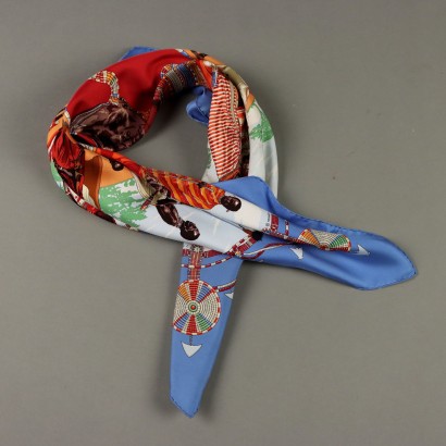 Hermes Foulard Perles Du Kenya Vintage