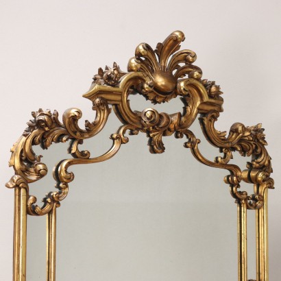 Commode avec miroir de style baroque