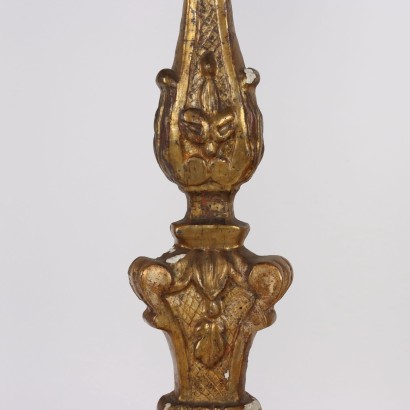 Coppia di Candelieri in Legno