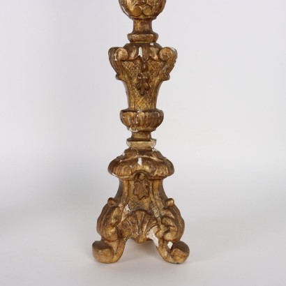 Coppia di Candelieri in Legno