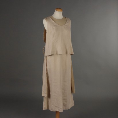 Vestido Morgane Le Fay de lino y seda