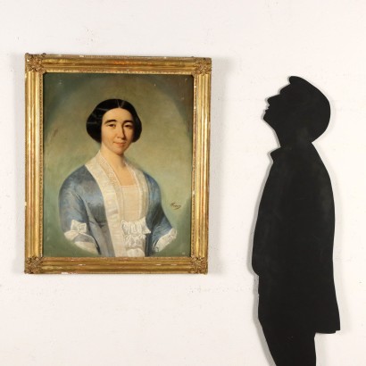 Peinture Portrait féminin