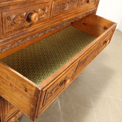 Chest of Drawers,Baroque Walnut Chest of Drawers