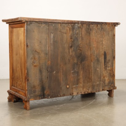 Chest of Drawers,Baroque Walnut Chest of Drawers