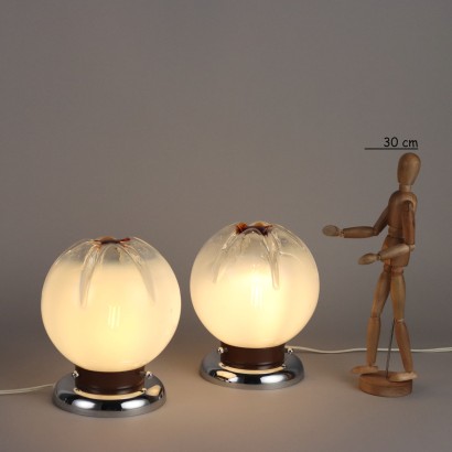 Lampes des années 70, paire de lampes des années 70