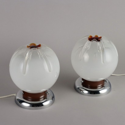 Lampes des années 70, paire de lampes des années 70