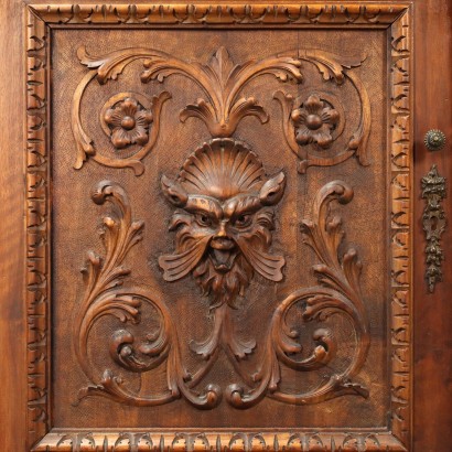 Credenza Neorinascimento Doppio Corpo