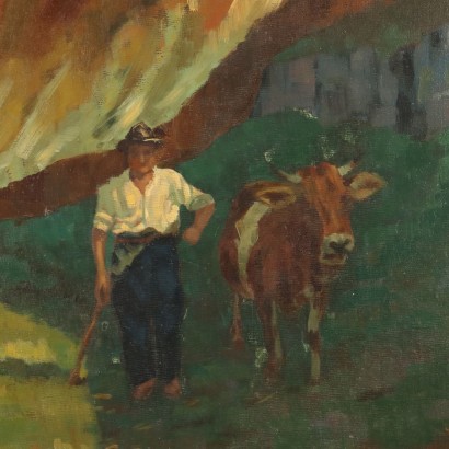 Painting by Annibale Scaroni, Mountain view, Annibale Scaroni, Annibale Scaroni, Annibale Scaroni, Annibale Scaroni, Annibale Scaroni