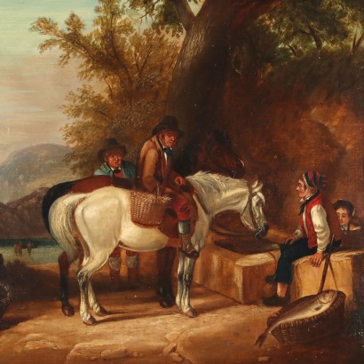 Painting The Negotiation with the Fisherman