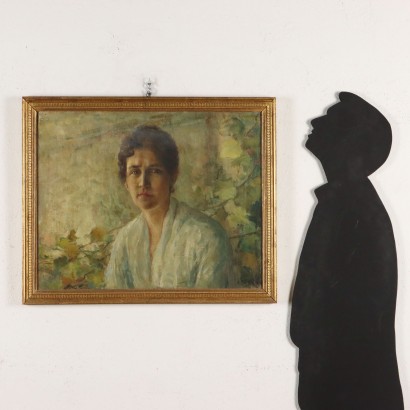 Dipinto di Antonio Piatti,Ritratto femminile,Antonio Piatti,Antonio Piatti,Antonio Piatti