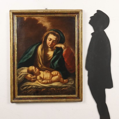Peinture Vierge à l'Enfant