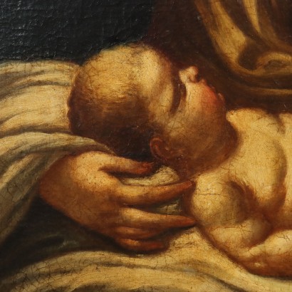 Peinture Vierge à l'Enfant