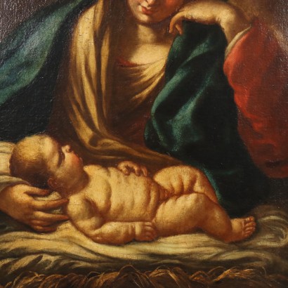 Peinture Vierge à l'Enfant