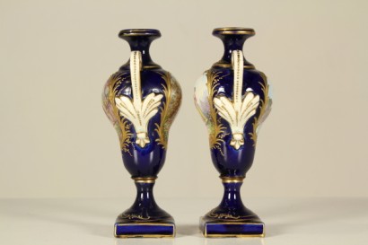 antiquités, poterie, porcelaine de sevres, paire de vases