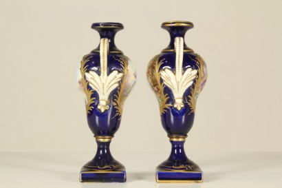 antiquités, poterie, porcelaine de sevres, paire de vases