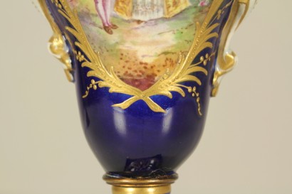 antiquités, poterie, porcelaine de sevres, paire de vases