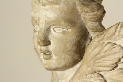 antiquariato, oggettistica, scultura lignea, XVII secolo, putto, angelo