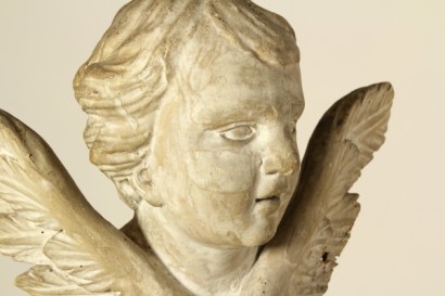 antiquariato, oggettistica, scultura lignea, XVII secolo, putto, angelo
