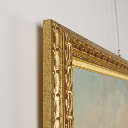 Peinture Paysage avec rivière