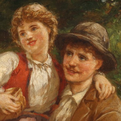 Peinture de Carl August Heinrich Ferdinan,Traverser le ruisseau,Carl August Heinrich Ferdinand Oesterley,Carl August Heinrich Ferdinand Oesterley,Carl August Heinrich Ferdinand Oesterley,Carl August Heinrich Ferdinand Oesterley,Carl August Heinrich Ferdinand Oesterley