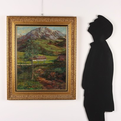 Peinture de paysage de montagne
