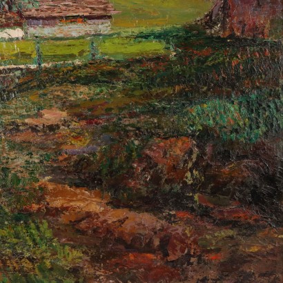 Peinture de paysage de montagne