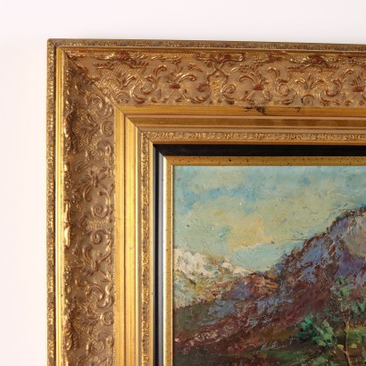Peinture de paysage de montagne
