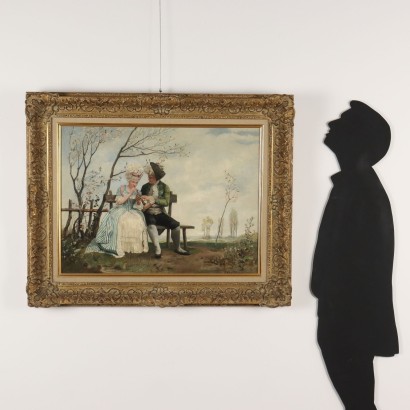 Pintura de Lambert Von Babo, Escena de cortejo, Lambert Von Babo, Lambert Von Babo, Lambert Von Babo, Lambert Von Babo, Lambert Von Babo, Lambert Von Babo, Lambert Von Babo, Lambert Von Babo