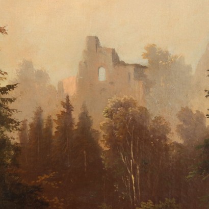 Painting Landscape with Mountains
