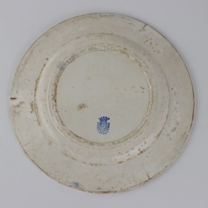 Piatto in Ceramica di Mondovì Vedov