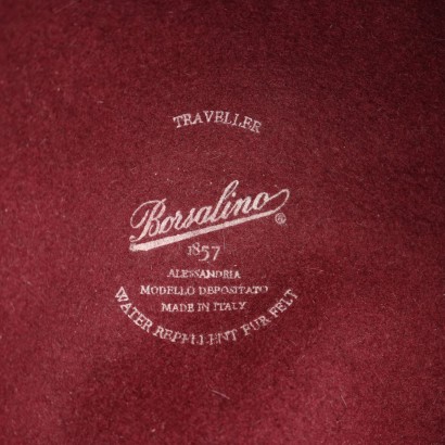 Borsalino Vintage Bordeaux Hat