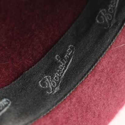 Borsalino Vintage Bordeaux Hat
