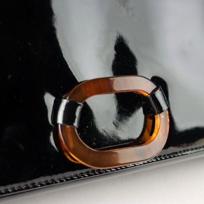 Figini Vintage Patent Leather Clutch