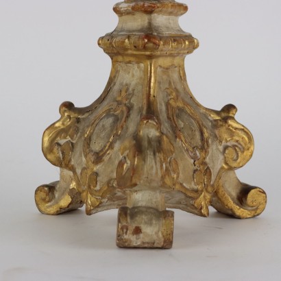 Carved Wooden Torches
