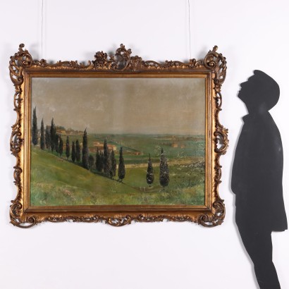 Painting by Arnaldo Annoni, Hilly landscape, Arnaldo Annoni, Arnaldo Annoni, Arnaldo Annoni, Arnaldo Annoni, Arnaldo Annoni, Arnaldo Annoni