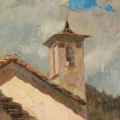 Dipinto di Domenico De Bernardi,Scorcio di paese,Domenico De Bernardi,Domenico De Bernardi,Domenico De Bernardi,Domenico De Bernardi,Domenico De Bernardi,Domenico De Bernardi,Domenico De Bernardi,Domenico De Bernardi